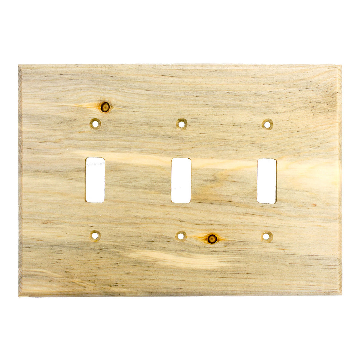 Sierra Lifestyles 682810: Traditional Triple Toggle Switchplate - Blued Pine