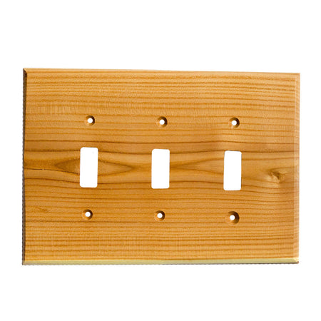 Sierra Lifestyles 682811: Traditional Triple Toggle Switchplate - Russian Olive