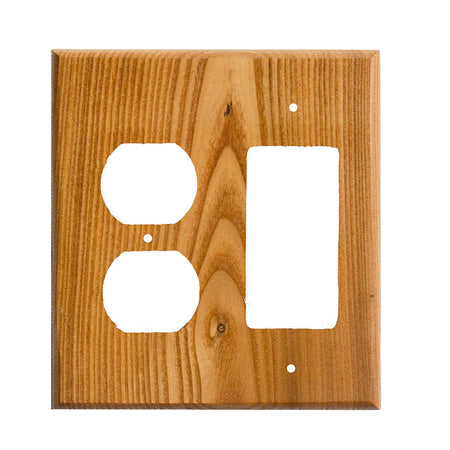Sierra Lifestyles 682813: Traditional Single Duplex/Single Rocker Switchplate - Russian Olive