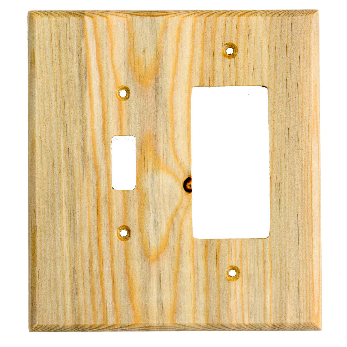 Sierra Lifestyles 682814: Traditional Single Toggle/Single Rocker Switchplate - Blued Pine