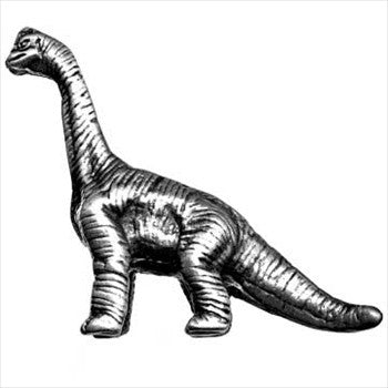 Big Sky 683026: Brachisaurus Dinosaur Cabinet Knob - Pewter