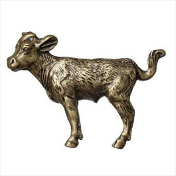 Big Sky 683053: Cow Cabinet Knob - Antique Brass