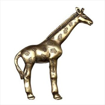 Big Sky 683116: Giraffe Cabinet Knob - Antique Brass