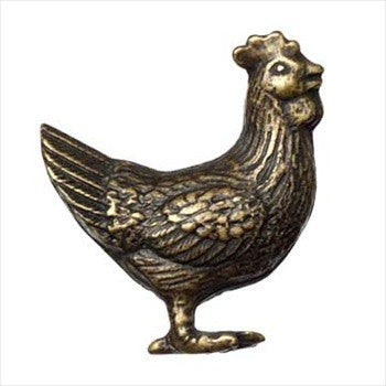 Big Sky 683132: Hen Cabinet Knob - Antique Brass