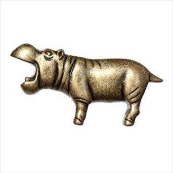 Big Sky 683137: Hippo Cabinet Knob - Antique Brass