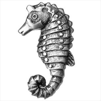 Big Sky 683277: Sea Horse Cabinet Knob - Pewter
