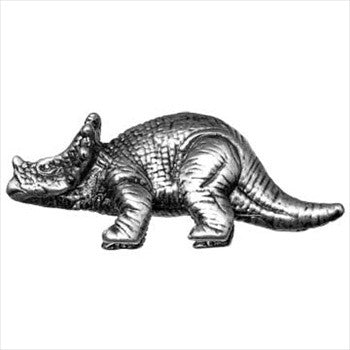 Big Sky 683338: Styracosaurus Dinosaur Cabinet Knob - Pewter