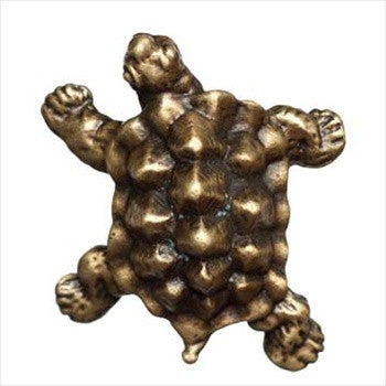 Big Sky 683359: Turtle Cabinet Knob - Antique Brass