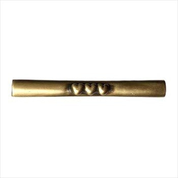 Big Sky 683529: 3" cc Heart Cabinet Pull - Antique Brass
