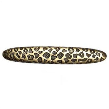 Big Sky 683539: 3" cc Leopard Print Cabinet Pull - Antique Brass