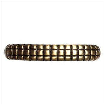 Big Sky 683546: 3" cc Quilted Cabinet Pull - Antique Brass
