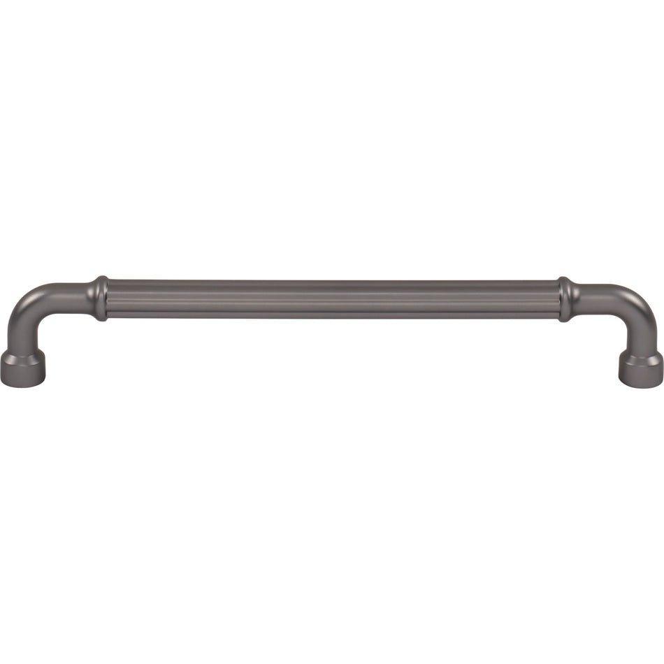 Top Knobs TK3405AG: 7-9/16" cc Pemberton Cabinet Pull - Ash Gray