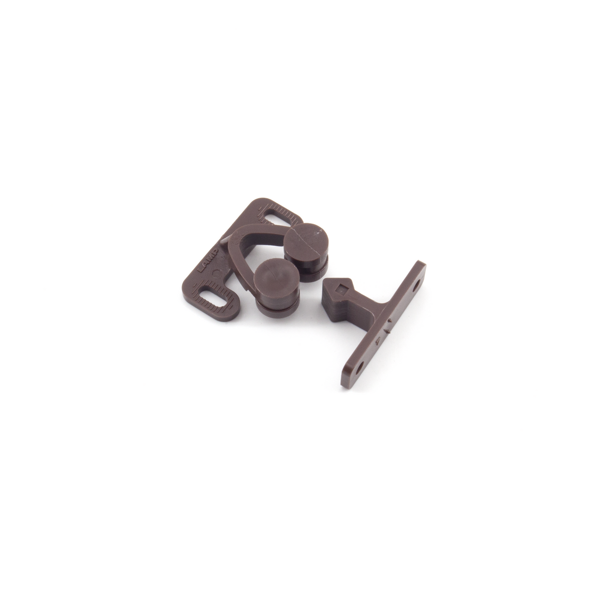 Sugatsune 6901/BRN: Rotary Cabinet Door Catch - Brown