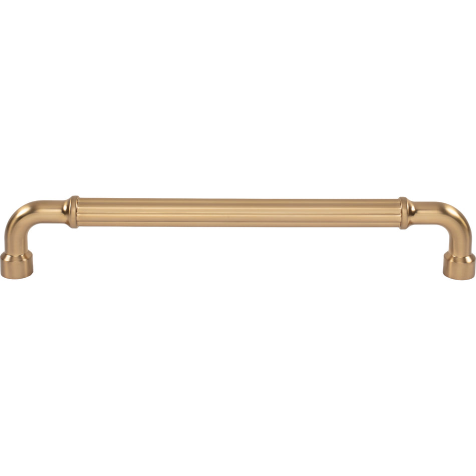 Top Knobs TK3410HB: 18" cc Pemberton Appliance Pull - Honey Bronze