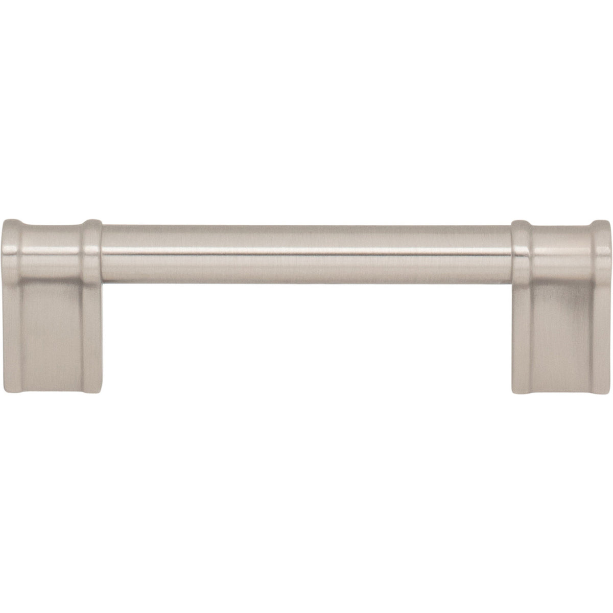 Top Knobs TK3382BSN: 3-3/4" Newburn D-Handle Cabinet Pull - Brushed Satin Nickel