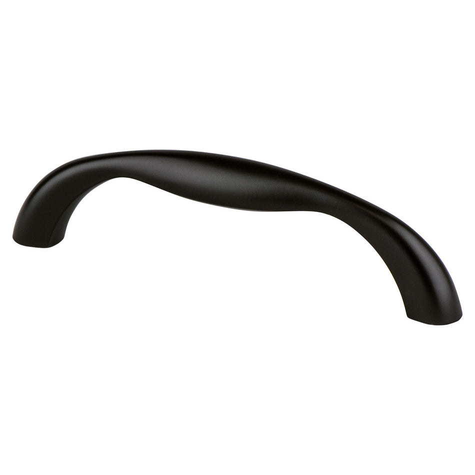 Berenson 7018-155-C: 96mm cc Valencia Cabinet Pull - Matte Black