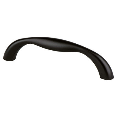 Berenson 7018-155-C: 96mm cc Valencia Cabinet Pull - Matte Black