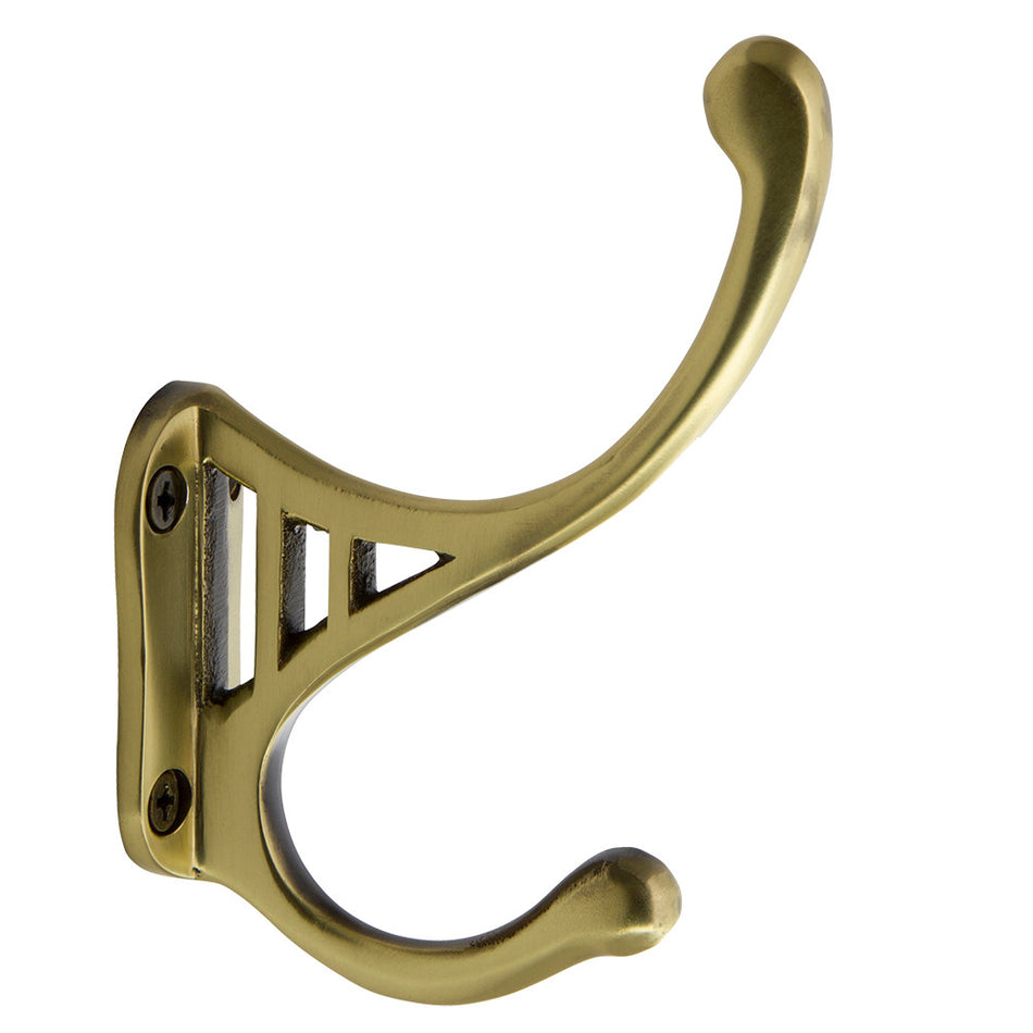 Nostalgic Warehouse 702222: Classic Coat Hook - Antique Brass