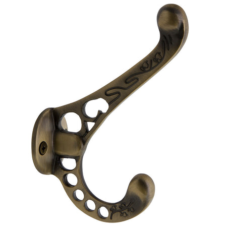 Nostalgic Warehouse 702225: Victorian Coat Hook - Antique Brass