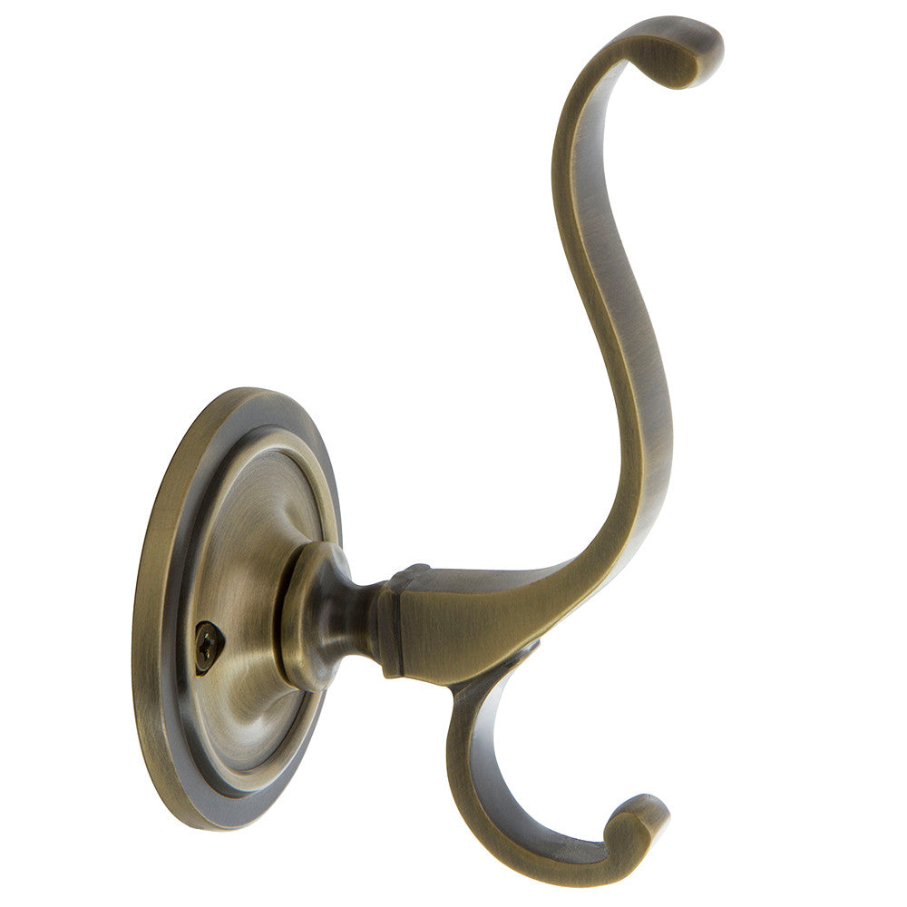 Nostalgic Warehouse 702228: Plain Coat Hook - Antique Brass