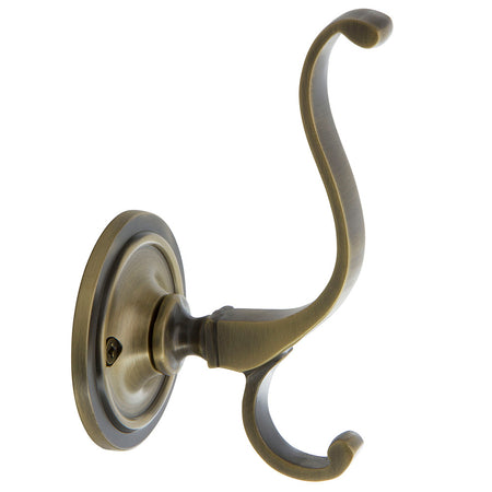Nostalgic Warehouse 702228: Plain Coat Hook - Antique Brass
