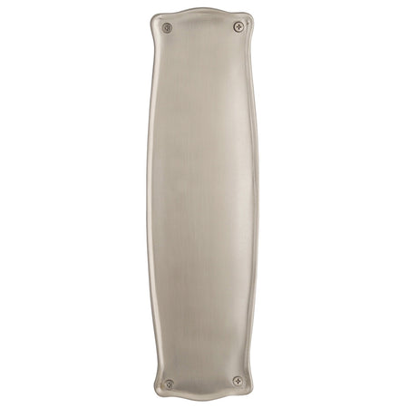 Nostalgic Warehouse 702248: 12" Prairie Pushplate - Satin Nickel