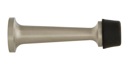 Nostalgic Warehouse 702311: 3" Rubber Tipped Door Stop - Satin Nickel