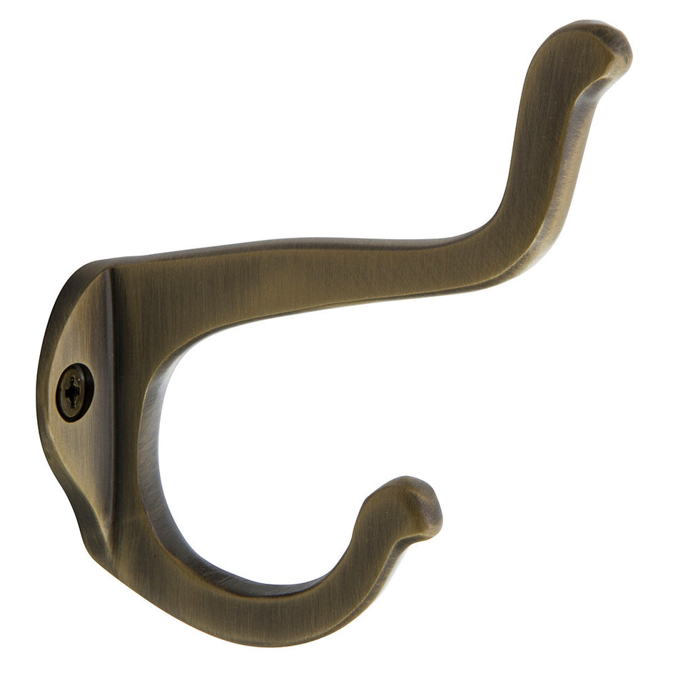 Nostalgic Warehouse 702312: Schoolhouse Coat Hook - Antique Brass