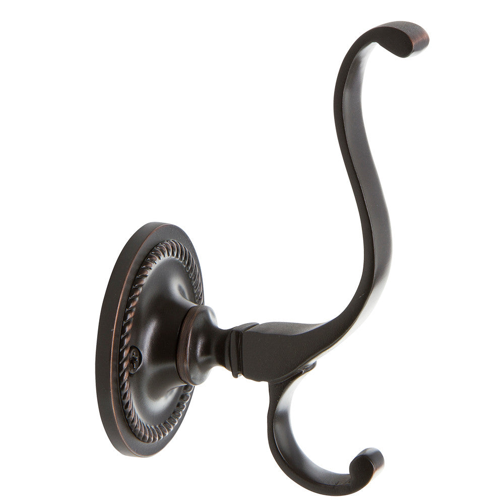 Nostalgic Warehouse 703003: Rope Coat Hook - Timeless Bronze