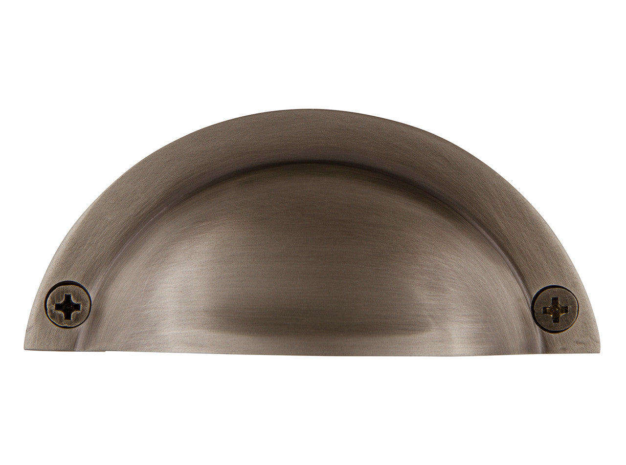 Nostalgic Warehouse 703006: 2-15/16" cc Plain Bin Pull - Antique Pewter