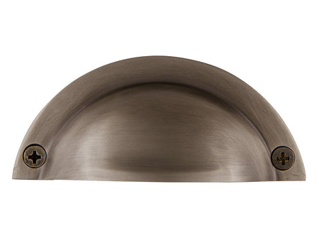 Nostalgic Warehouse 703006: 2-15/16" cc Plain Bin Pull - Antique Pewter
