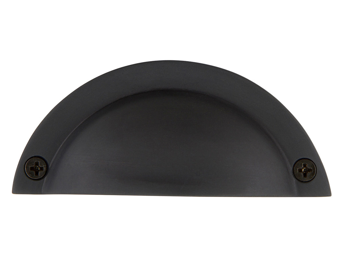 Nostalgic Warehouse 703007: 2-15/16" cc Plain Bin Pull - Oil-Rubbed Bronze