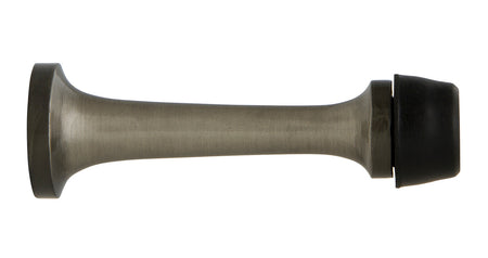 Nostalgic Warehouse 703008: 3" Rubber Tipped Door Stop - Antique Pewter
