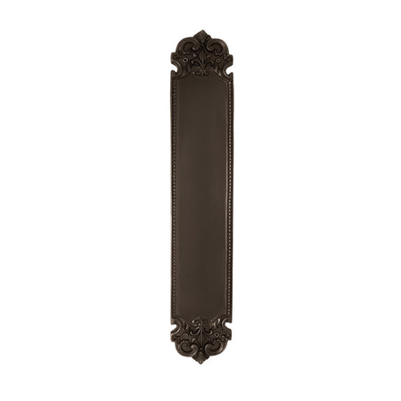 Nostalgic Warehouse 703029: 18" San Francisco Pushplate - Oil-Rubbed Bronze