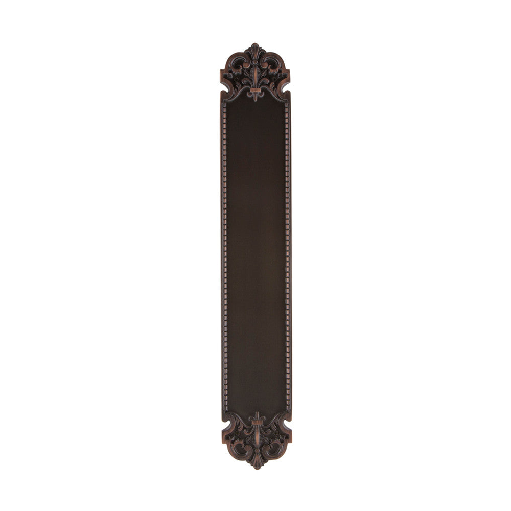 Nostalgic Warehouse 703707: 18" San Francisco Pushplate - Timeless Bronze