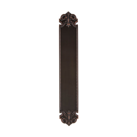 Nostalgic Warehouse 703707: 18" San Francisco Pushplate - Timeless Bronze
