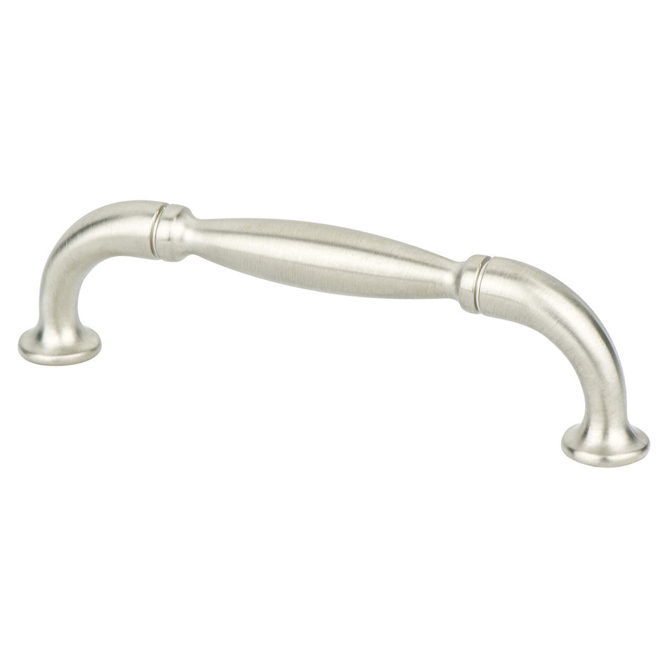 Berenson 7081-1BPN: 96mm cc Euro Classica Cabinet Pull - Brushed Nickel