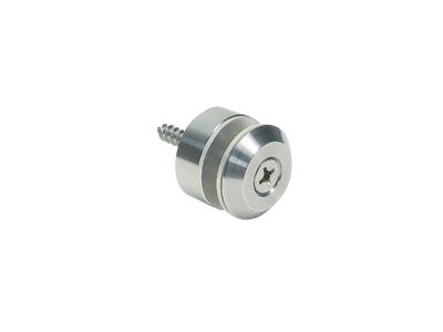 Sugatsune 7083VA: 30mm Glass Stand Off w/Round Face Plate - Satin Stainless Steel