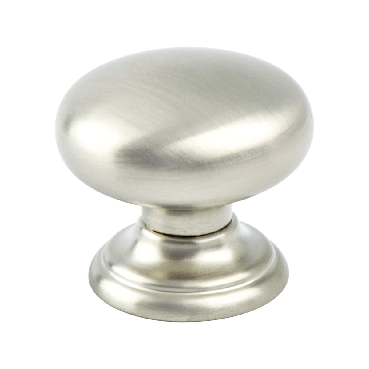 Berenson 7096-1BPN: 1-3/8" Euro Classica Round Cabinet Knob - Brushed Nickel