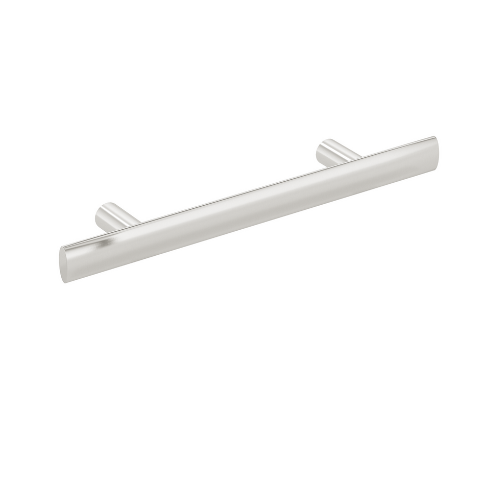 Sugatsune 7013-S: 96mm cc Oval Bar Cabinet Pull - Satin Stainless Steel