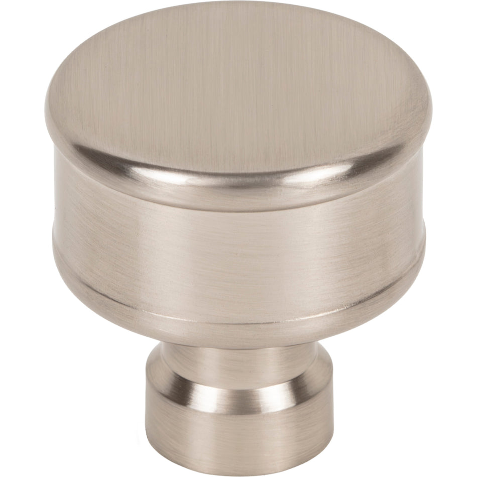 Top Knobs TK3411BSN: 1-1/4"  Lavington Cabinet Knob - Brushed Satin Nickel