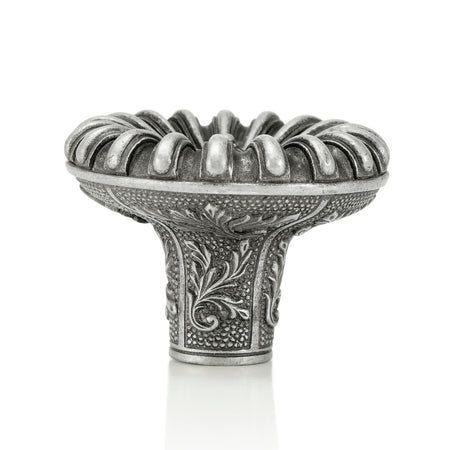 Edgar Bererbi 7177BP: 1-3/8" Nantucket Cabinet Knob - Burnished Pewter