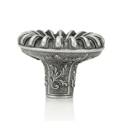 Edgar Bererbi 7177BP: 1-3/8" Nantucket Cabinet Knob - Burnished Pewter