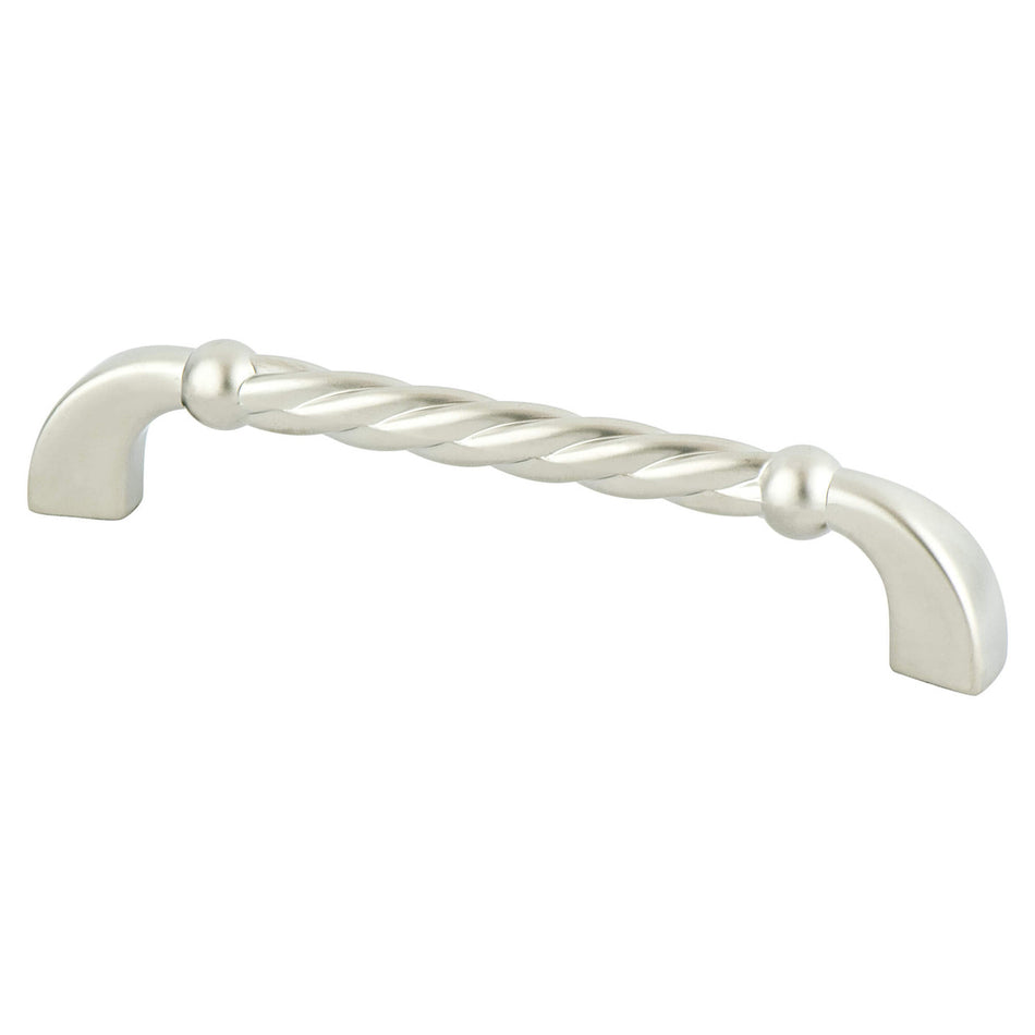 Berenson 7178-1015-C: 128mm cc Maestro Cabinet Pull - Satin Nickel