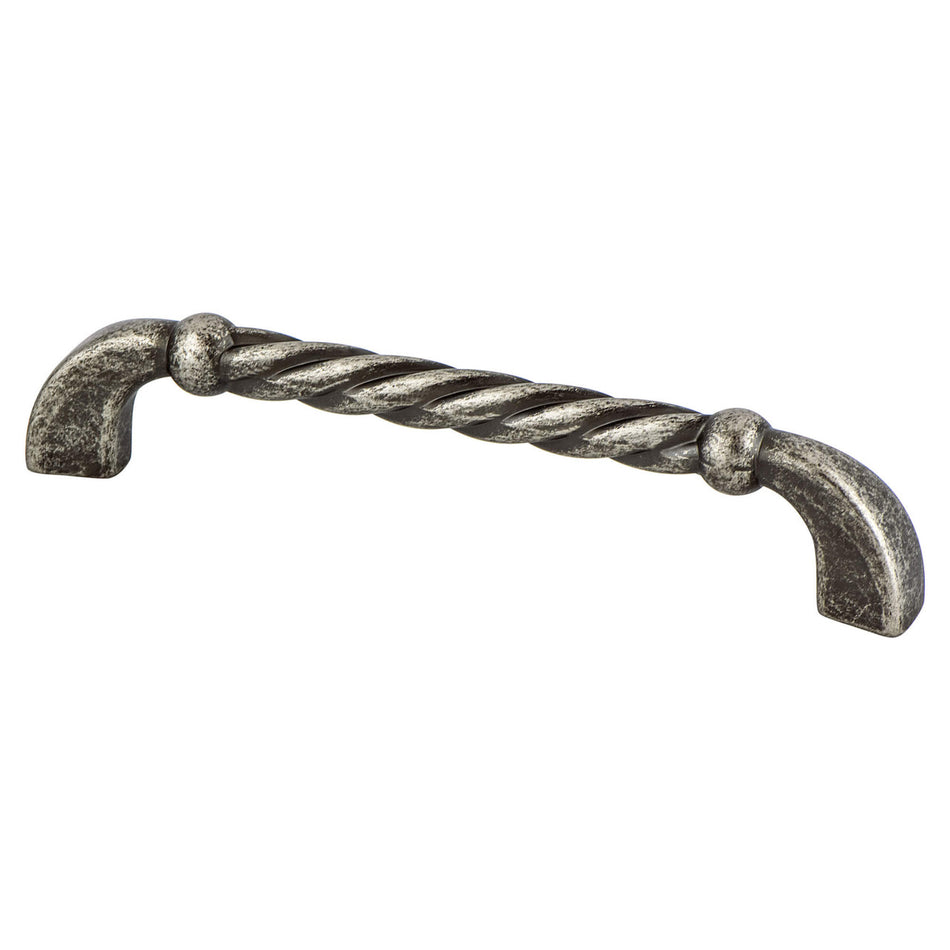 Berenson 7179-10RT-C: 128mm cc Maestro Cabinet Pull - Rustic Tin