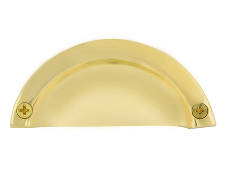 Nostalgic Warehouse 719349: 2-15/16" cc Plain Bin Pull - Unlacquered Brass