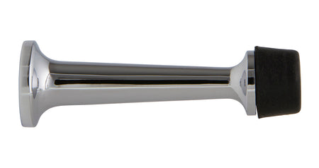 Nostalgic Warehouse 719351: 3" Rubber Tipped Door Stop - Bright Chrome