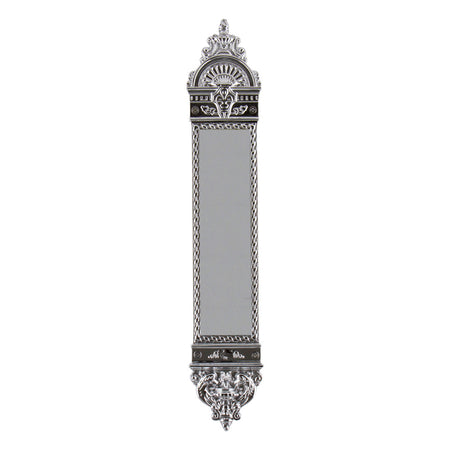 Nostalgic Warehouse 719368: 16-1/4" New Orleans Pushplate - Bright Chrome