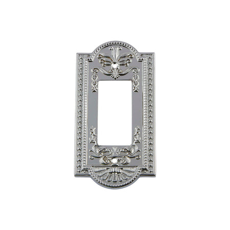 Nostalgic Warehouse 719857: Meadows Single Rocker Switchplate - Bright Chrome
