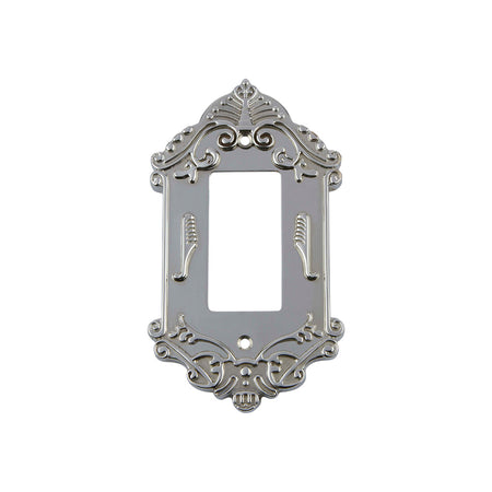 Nostalgic Warehouse 719869: Victorian Single Rocker Switchplate - Bright Chrome